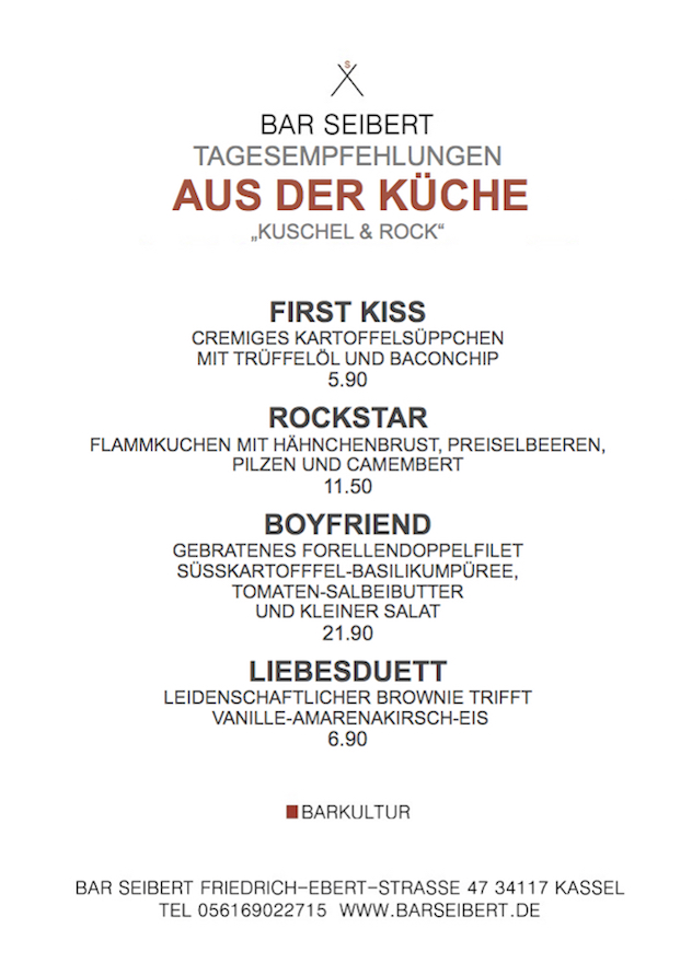 K & R - Tagesempfehlung